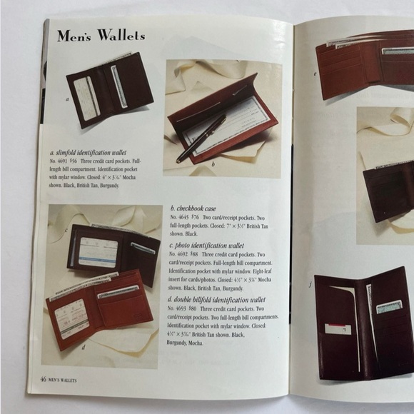 SOLD-Vintage Coach Slimfold Identification Wallet #4691 - Picture 10 of 10